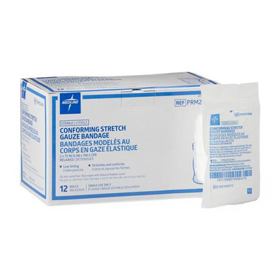 Bandage SupraForm 2x75" Gauze Rayon/Polyester LF Sterile 96/Ca - Surgical Supplies NY
